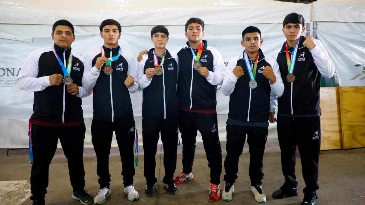 EL BOXEO SONORENSE TERMINAN CON DOS OROS, UNA PLATA Y TRES BRONCES EN OLIMPIADA NACIONAL 